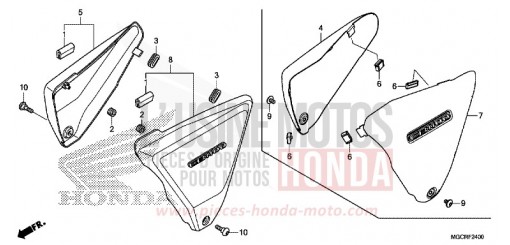 SIDE COVER CB1100CAJ de 2018